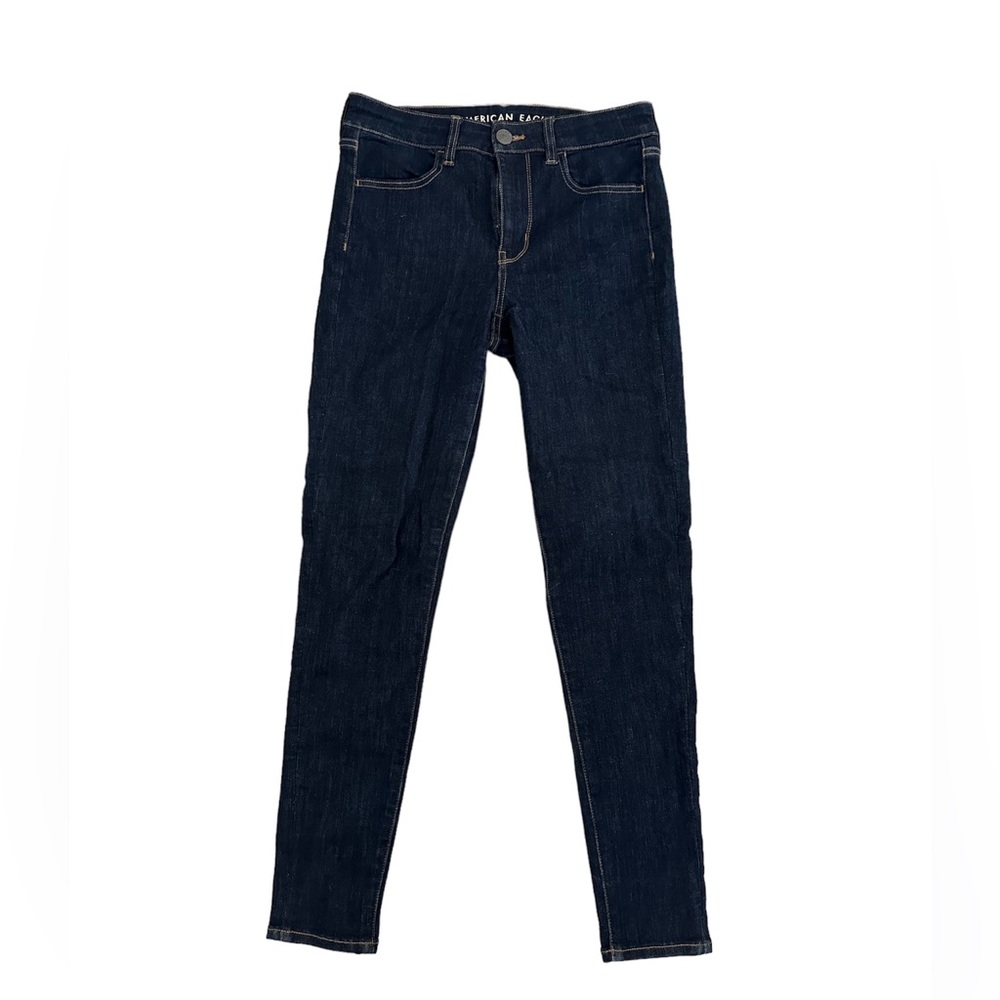 👖AMERICAN EAGLE👖Hi-Rise Indigo Blue Skinny/Jeggings Jeans
